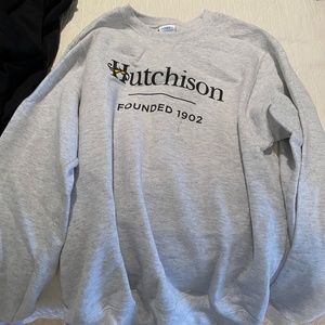 gray School sweatshirt